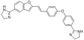 CAS#: 73819-62-2, 4,5-Dihydro-2-(4-(4-(2-(5-(4,5-Dihydro-1H-Imidazol-2-Yl) -2-Benzofuranyl)Ethenyl)Phenoxy)Phenyl)-1H-Imidazole