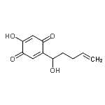 CAS#: 73827-93-7, 2-Hydroxy-5-(1-hydroxy-4-penten-1-yl)-1,4-benzoquinone