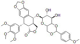 CAS#: 73839-76-6, (5R,5aR,8aR,9R)-9-[[(6R,7R,8R)-7,8-Dihydroxy-2-(4-Methoxyphenyl)-4,4a,6,7,8,8a-Hexahydropyrano[5,6-d][1,3]Dioxin-6-Yl]Oxy]-5-(3,4,5-Trimethoxyphenyl)-5a,8,8a,9-Tetrahydro-5H-Isobenzofurano[6,5-F][1,3]Benzodioxol-6-One
