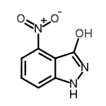 CAS#: 7384-16-9, 4-Nitro-1H-indazol-3-ol