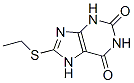 CAS 登录号：73840-29-6， 8-乙硫基-3,7-二氢嘌呤-2,6-二酮