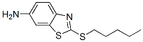 CAS 登录号：73844-29-8， 2-戊基硫基-1,3-苯并噻唑-6-胺