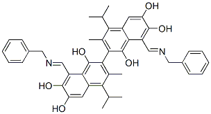 CAS 登录号：73855-97-7， (1Z)-1-(1-氨基-2-苯基乙亚基)-7-[(8Z)-8-(1-氨基-2-苯基乙亚基)-1,6-二羟基-3-甲基-7-氧代-4-丙-2-基萘-2-基]-3,8-二羟基-6-甲基-5-丙-2-基萘-2-酮