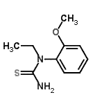 CAS#: 73901-54-9, 1-Ethyl-1-(2-methoxyphenyl)thiourea
