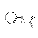 CAS 登录号：739302-29-5， N-(3,4,5,6-四氢-2H-氮杂卓-7-基硫基)乙酰胺