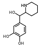 CAS#: 739307-60-9, 4-[Hydroxy(2-piperidinyl)methyl]-1,2-benzenediol