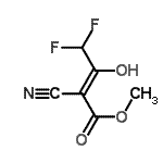 CAS 登录号：739358-81-7， 甲基(2Z)-2-氰基-4,4-二氟-3-羟基-2-丁烯酸酯