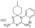 CAS 登录号：73940-96-2， 1-(2-溴苯基)-9-甲基-1,3,5-三氮杂螺[5.5]十一碳-2,4-二烯-2,4-二胺盐酸盐