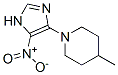 CAS#: 73941-34-1, 4-Methyl-1-(5-Nitro-1H-Imidazol-4-Yl)Piperidine