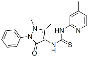 CAS#: 73953-56-7, 1-(1,5-Dimethyl-3-Oxo-2-Phenylpyrazol-4-Yl)-3-(4-Methylpyridin-2-Yl)Thiourea