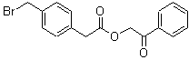 CAS 登录号：7398-42-7， 2-氧代-2-苯基乙基 [4-(溴甲基)苯基]乙酸酯