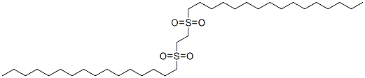 CAS 登录号：73986-93-3， 1-(2-十六烷基磺酰基乙基磺酰基)十六烷