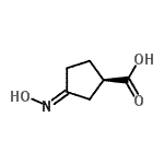 CAS#: 73994-55-5, (1R,3E)-3-(Hydroxyimino)cyclopentanecarboxylic acid