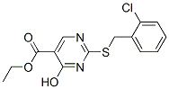CAS 登录号：7400-03-5， 2-[(2-氯苄基)硫基]-4-羟基-5-嘧啶羧酸乙酯