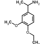 CAS 登录号：740076-61-3， 1-(4-乙氧基-3-甲氧基苯基)乙胺