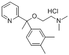 CAS#: 74037-47-1, 2-[1-(3,4-Dimethylphenyl)-1-Pyridin-2-Ylethoxy]-N,N-Dimethylethanamine Hydrochloride