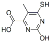 CAS#: 74039-19-3, 2-Hydroxy-6-Mercapto-5-Methyl-4-Pyrimidinecarboxylic Acid