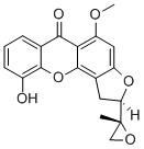 CAS#: 74045-97-9, 1,2-Dihydro-10-hydroxy-5-methoxy-2-(2-methyloxiranyl)-6H-Furo(2,3-c)xanthen-6-one