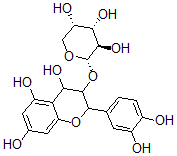 CAS 登录号：74046-15-4， 2-(3,4-二羟基苯基)-3-[(2S,3R,4S,5S)-3,4,5-三羟基四氢吡喃-2-基]氧基色满-4,5,7-三醇