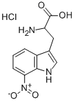 CAS 登录号：74051-46-0， (2S)-2-氨基-3-(7-硝基-1H-吲哚-3-基)丙酸盐酸盐