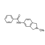 CAS#: 740733-82-8, N-(2-Methyl-2,3-dihydro-1H-isoindol-5-yl)benzamide
