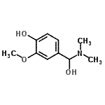 CAS#: 740733-93-1, 4-[(Dimethylamino)(hydroxy)methyl]-2-methoxyphenol