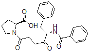 CAS 登录号：74075-33-5， (2S)-1-[(5S)-5-(苯甲酰基氨基)-4-氧代-6-苯基己烷酰基]吡咯烷-2-羧酸