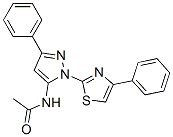 CAS#: 74101-24-9, N-[5-Phenyl-2-(4-Phenyl-1,3-Thiazol-2-Yl)Pyrazol-3-Yl]Acetamide