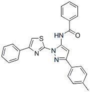 CAS#: 74101-31-8, N-[5-(4-Methylphenyl)-2-(4-Phenyl-1,3-Thiazol-2-Yl)Pyrazol-3-Yl]Benzamide