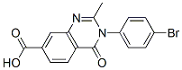 CAS 登录号：74101-57-8， 3-(4-溴苯基)-2-甲基-4-氧代喹唑啉-7-羧酸