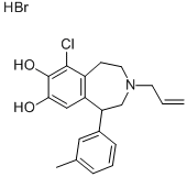 CAS#: 74115-08-5, 6-Chloro-2,3,4,5-Tetrahydro-1-(3-Methylphenyl)-3-(2-Propenyl)-1H-3-Benzazepine-7,8-Diol Hydrobromide