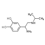 CAS#: 741201-39-8, 4-[1-Amino-2-(isopropylamino)ethyl]-1,2-benzenediol
