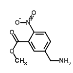 CAS 登录号：741228-89-7， 甲基5-(氨基甲基)-2-硝基苯甲酸酯