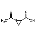 CAS#: 741241-17-8, 1-Acetyl-2-aziridinecarboxylic acid