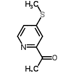CAS#: 741287-56-9, 1-[4-(Methylsulfanyl)-2-pyridinyl]ethanone