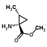 CAS#: 741649-07-0, Methyl (1S,2R)-1-amino-2-methylcyclopropanecarboxylate