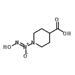 CAS#: 741665-38-3, 1-[(Z)-Hydroxy-azoxy]-4-piperidinecarboxylic acid