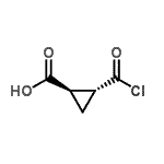 CAS#: 74177-20-1, (1R,2R)-2-(Chlorocarbonyl)cyclopropanecarboxylic acid