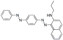 CAS 登录号：74186-15-5， 1-(4-苯基偶氮苯基)偶氮-N-丙基萘-2-胺