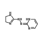 CAS 登录号：741997-08-0， 2-[(1E)-2-(4,5-二氢-1H-咪唑-2-基)肼基]嘧啶