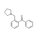 CAS#: 742000-78-8, Phenyl[2-(1-pyrrolidinylmethyl)phenyl]methanone