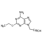 CAS#: 742024-02-8, 2-Ethoxy-9-(2-propyn-1-yl)-9H-purin-6-amine