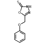 CAS#: 74228-33-4, 5-(Phenoxymethyl)-1,3,4-oxadiazole-2(3H)-thione