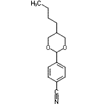 CAS#: 74240-65-6, 4-(5-Butyl-1,3-dioxan-2-yl)benzonitrile