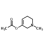 CAS#: 742634-42-0, 1-Methyl-1,2,5,6-tetrahydro-3-pyridinyl acetate