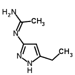 CAS#: 742672-37-3, (1E)-N'-(5-Ethyl-1H-pyrazol-3-yl)ethanimidamide