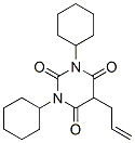 CAS 登录号：743-43-1， 5-烯丙基-1,3-二环己基-2,4,6(1H,3H,5H)-嘧啶三酮