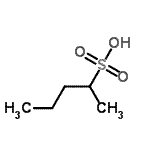 CAS#: 7433-51-4, 2-Pentanesulfonic acid
