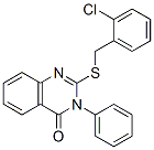 CAS#: 74333-00-9, 2-[(2-Chlorophenyl)Methylsulfanyl]-3-Phenylquinazolin-4-One