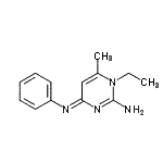 CAS#: 743392-52-1, 1-Ethyl-2-imino-6-methyl-N-phenyl-1,2-dihydro-4-pyrimidinamine